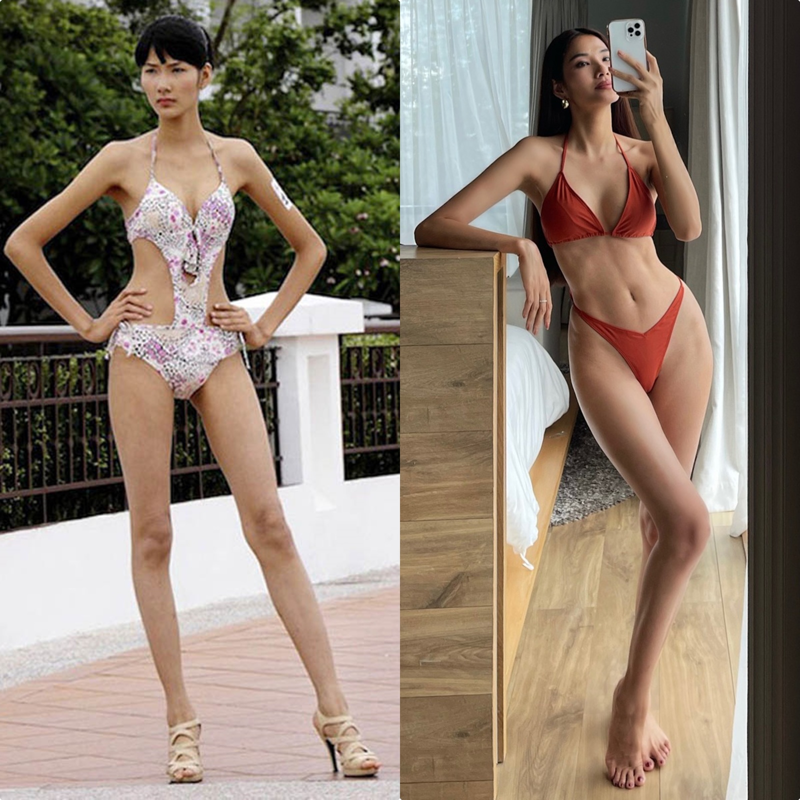 Hoàng Thùy với màn lột xác body theo thời gian nhận được nhiều lời khen và ngưỡng mộ. Cô nỗ lực rất lớn trong việc thể dục thể thao. Người đẹp tập gym, học bơi, yoga và ăn uống rất khoa học, chăm chỉ để body có da có thịt nhưng lại chuẩn hình thể fitness.