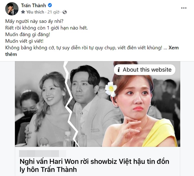 Những tin đồn liên tục bám lấy cặp vợ chồng ngôi sao khiến cả hai đều thấy mệt mỏi.