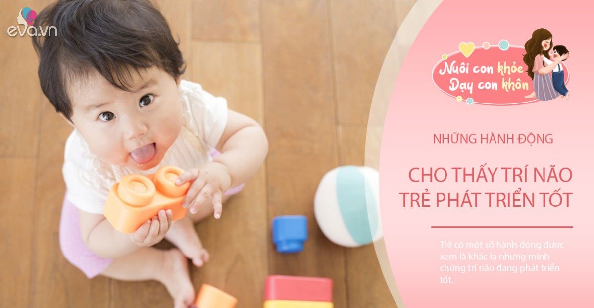 Hành động này của bé có vẻ vô lý nhưng là cách thể hiện trí thông minh