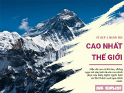 Xem ăn chơi - Chiêm ngưỡng vẻ đẹp hùng vĩ, choáng ngợp của 5 ngọn núi cao nhất thế giới