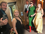 Thời trang - Tiểu thư nhà David Beckham tuổi 11 được mẹ cho mặc váy ren, sơn móng tay điệu đà như người lớn
