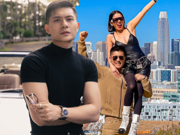 Bạn trai kém 12 tuổi của Lệ Quyên có núi đá tảng, nay chán gánh tạ, nhấc bổng bạn gái trên vai như lực sĩ