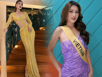 Đoàn Thiên Ân mê diện trang phục màu vàng tại Miss Grand International