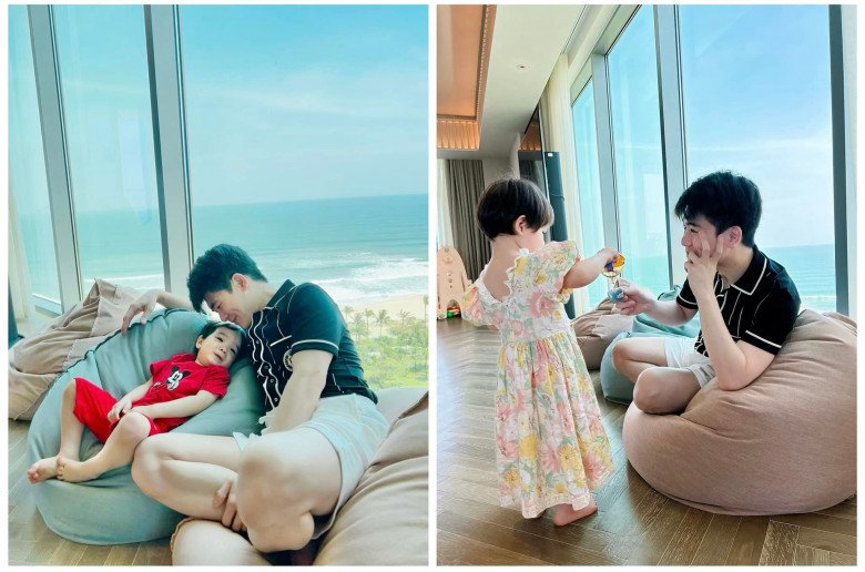 Cuộc sống ngậm thìa vàng của 2 bé sinh đôi nhà anh trai chồng Đỗ Mỹ Linh trong biệt thự xa hoa - 13