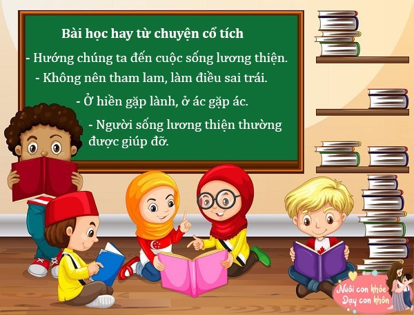 Câu chuyện nhắc nhở chúng ta hãy sống lương thiện, không nên tham lam hay làm điều sai trái.