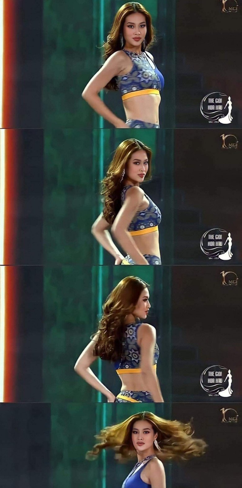 Tuy nhiên, đó chỉ là những gì đã qua. Phần catwalk vỏn vẹn chỉ vài chục giây nhưng không hề có một động tác thừa, Thiên Ân trình diễn quá mượt mà.