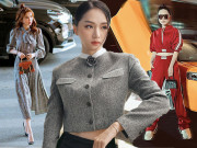 Thời trang - Hương Giang đi ăn cưới: Xách túi "biểu tượng thượng lưu" từng khiến Ngọc Trinh, Đoàn Di Băng rút ví mạnh tay