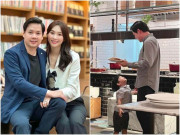 Làm mẹ - Đặng Thu Thảo đăng ảnh chụp lén chồng đại gia và quý tử: Chuẩn gia đình hào môn, hạnh phúc tràn màn hình