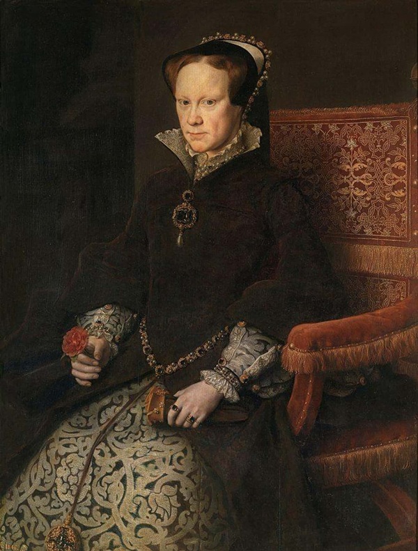 Nữ hoàng Mary I - Nữ hoàng đầu tiên trị vì nước Anh được mệnh danh là Blood Mary (Nữ hoàng đẫm máu)