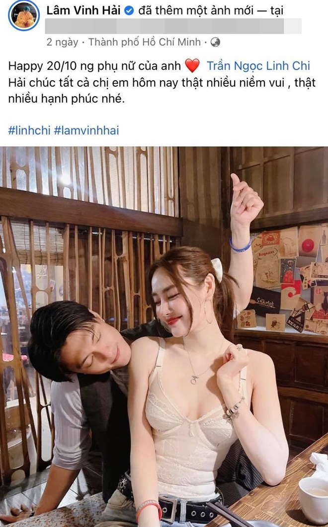 Riêng Lâm Vinh Hải lại không có bất cứ động thái nào chúc mừng sinh nhật con gái.