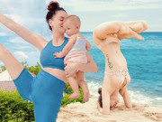 Thời trang - Diện áo tắm tập yoga: Mẹ Lisa là huyền thoại, Phạm Hương sau sinh càng đẹp, song Trinh gây “tá hoả”