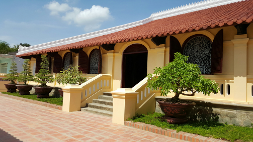 Ngôi nhà cổ Huỳnh Phủ sau khi trùng tu và sửa chữa.