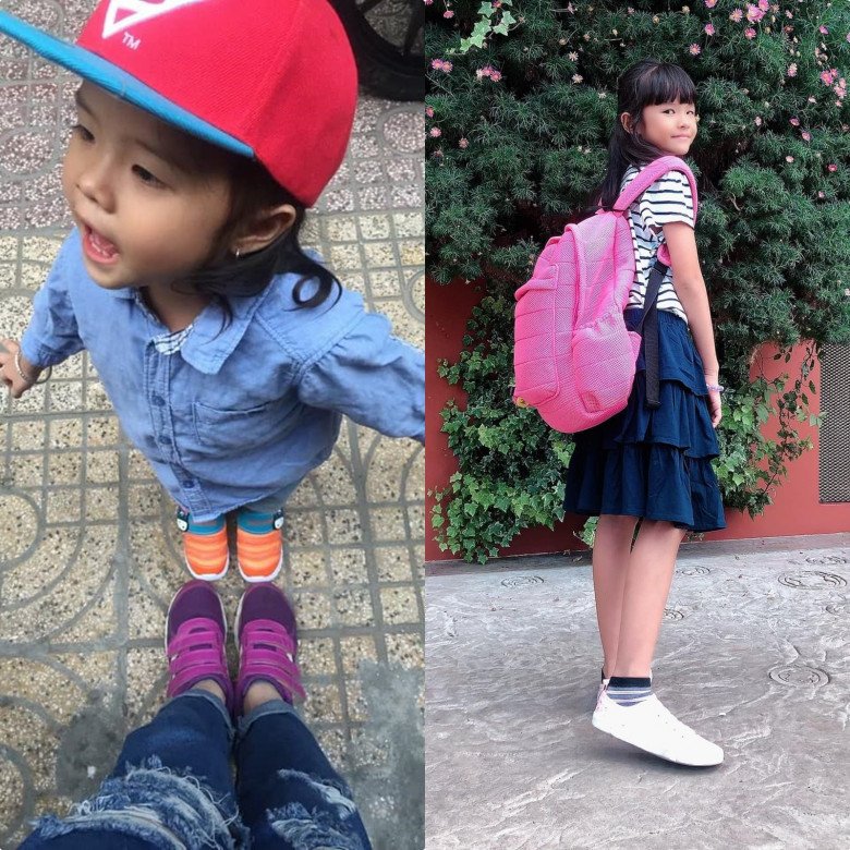 Sự phát triển của nhóc tì nhanh tới nỗi đến cả Lý Phương Châu cũng từng phải đăng tải lên trang rằng mới ngày nào, em còn là cô nhóc 3 tuổi mà nay đã lớn tướng.