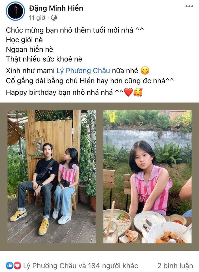 Bố ruột không có động thái công khai chúc mừng nhưng bố dượng của Kỳ Kỳ lại có bài đăng vô cùng ấm áp.