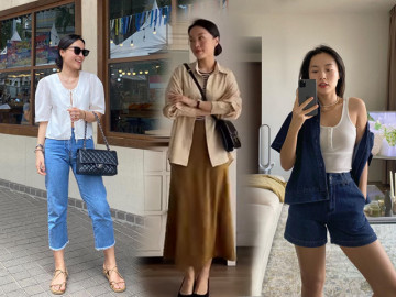 Bạn gái cơ trưởng đẹp trai nhất Việt Nam mặc áo sơ mi cả tuần, chị em công sở học ngay đỡ đau đầu phối đồ