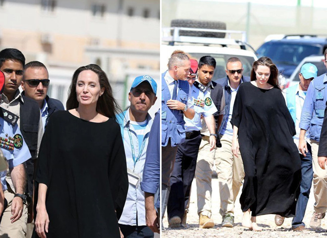 Angelina Jolie dressed casually to her daughter's school for the ceremony - 6