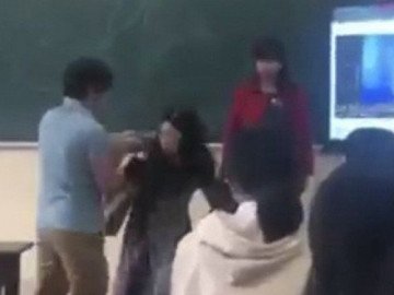 Làm rõ clip nữ giáo viên bị đẩy ra khỏi lớp học trước mặt học sinh và đồng nghiệp