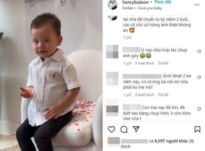 Nhiều người bất ngờ khi Leon không còn phá quấy, khóc lóc như trong những lần chụp ảnh trước.