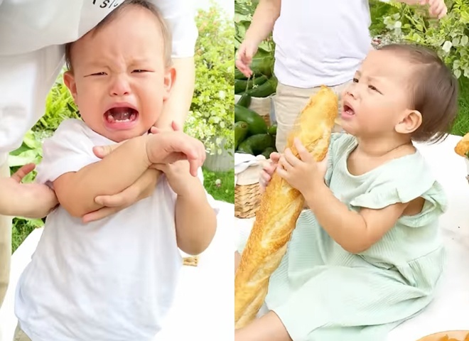 Leon - Lisa phụ giúp mẹ Hà chụp ảnh sản phẩm nhưng hậu trường toàn nước mắt.