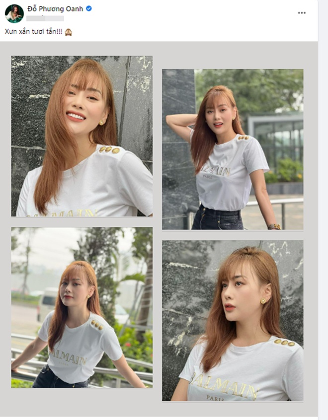 Phương Oanh chia sẻ bài đăng thứ 2 sau 20 ngày tạm khóa Facebook để tránh xa sự tiêu cực.