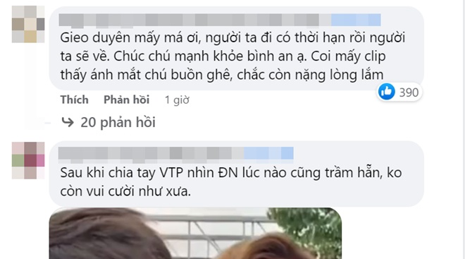 Một số người nhận xét ánh mắt Đại Nghĩa trông buồn vì còn nặng lòng chuyện tình cảm.