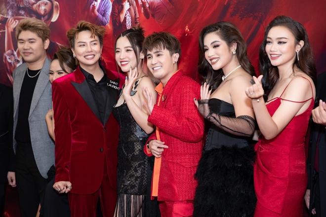 Dàn sao đình đám tham dự buổi ra mắt phim của Huỳnh Lập.