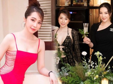 Cùng diện hàng hiệu, Quỳnh Nga át vía hoa khôi đẹp nhất nhì VTV bằng chiêu thức cắt xẻ khoe ngực đầy