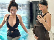 Bà bầu - Em gái Trấn Thành bất ngờ thông báo mang thai lần 2, bụng đã lùm lùm