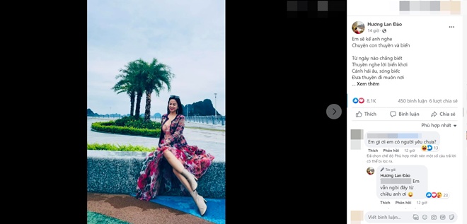 Vợ Shark Bình gây chú ý khi đăng ảnh mới cực xinh, hút 8.000 lượt thích.