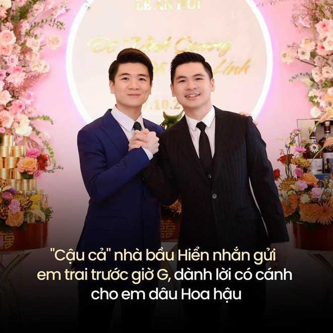 Anh chồng Đỗ Mỹ Linh từng có bức tâm thư xúc động về đám cưới của hai em.