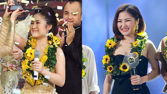 Hương Tràm vượt qua các đàn anh đàn chị, giành nhiều giải thưởng tại các cuộc thi âm nhạc.