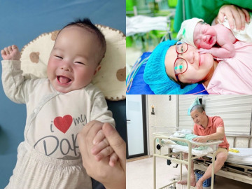 Mẹ trẻ kể ngày phát hiện 2 vạch là hôm đi chợ, chị bán rau thấy không mua dứa liền bảo: Em có bầu rồi!