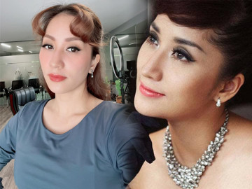 Khánh Thi gây "tá hỏa" với hàng mi dày như sâu róm, đôi mắt trĩu nặng khó mở to