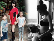 Bà bầu - Đẻ 2 con liên tục với chồng Tây, Elly Trần phải đối mặt nguy hiểm, chăm con kiệt sức