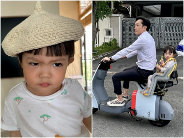 Đàm Thu Trang khoe ảnh mặt hề của con gái, Cường Đôla vẫn khen nịnh hết cỡ