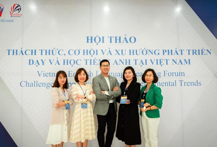 Chị giữ vai trò ban tổ chức Hội thảo đề xuất chính sách cho ngành đào tạo tiếng Anh năm 2022