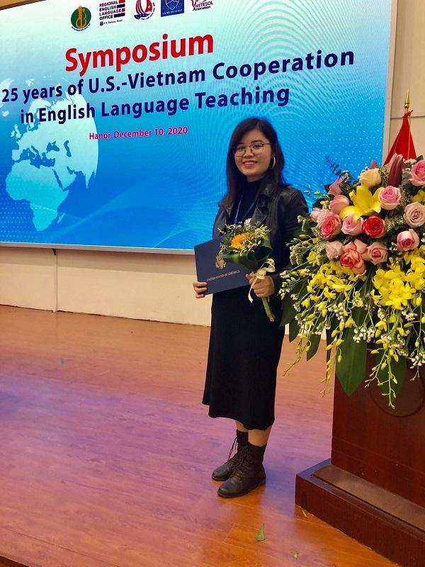 Ms. Tram Nguyen English được vinh danh tại Hội nghị 25 năm quan hệ Mỹ - Việt trong giáo dục Anh ngữ năm 2020