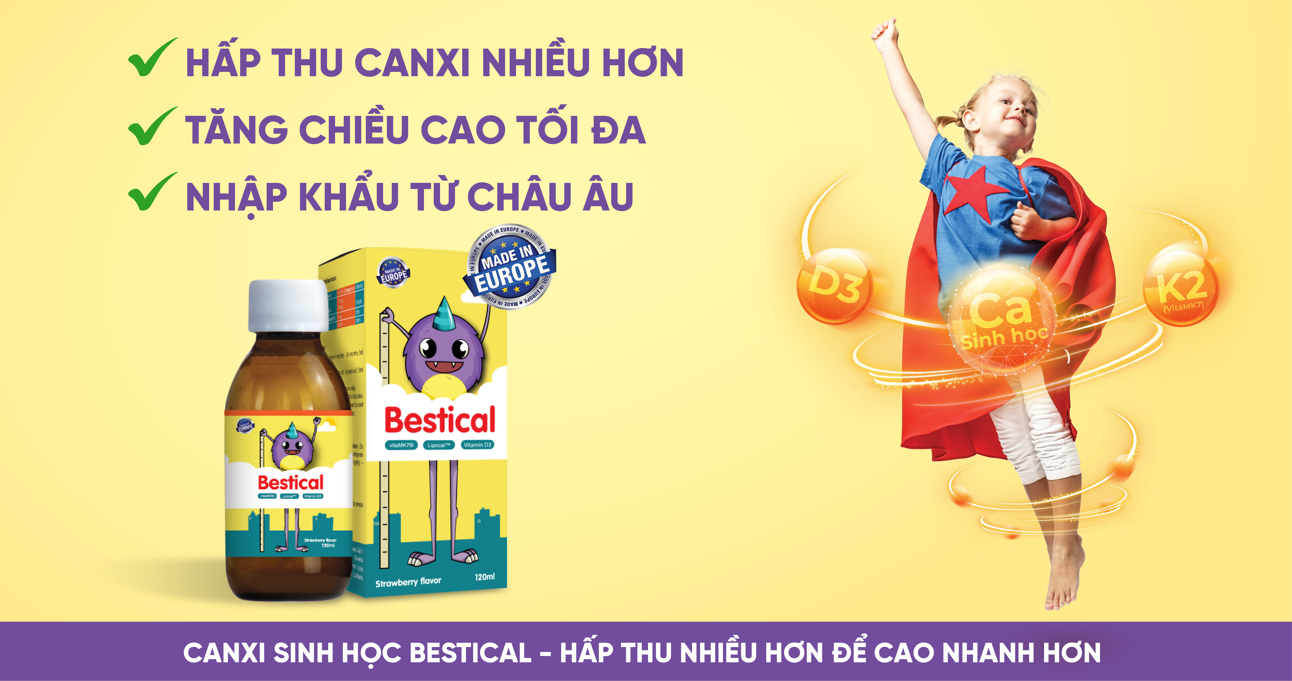 Bestical - canxi sinh học tiên phong tại Việt Nam