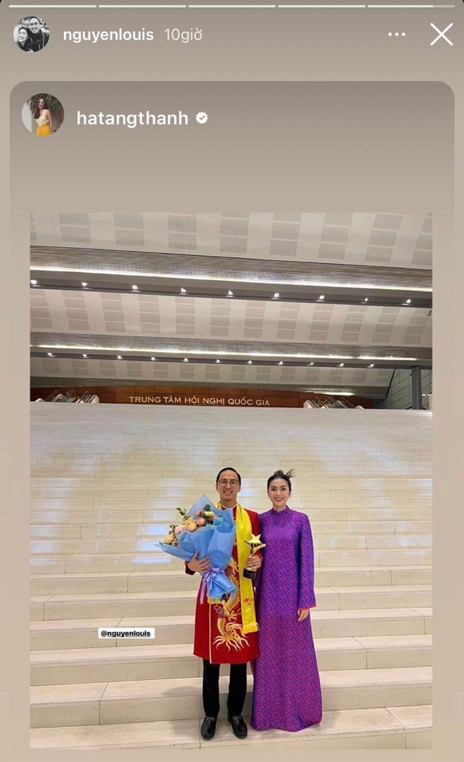 Chồng doanh nhân của Tăng Thanh Hà sau đó cũng chia sẻ lại những bài đăng của vợ.