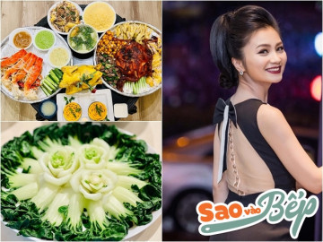 Diễn viên quen mặt VTV được khen là Nữ hoàng nấu cỗ, mâm nào mâm nấy đẹp hoa cả mắt