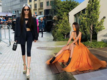 Bà hoàng váy cưới U80 chấp cả hậu bối kém 40 tuổi với bộ cánh táo bạo, khoe chân thon siêu thực