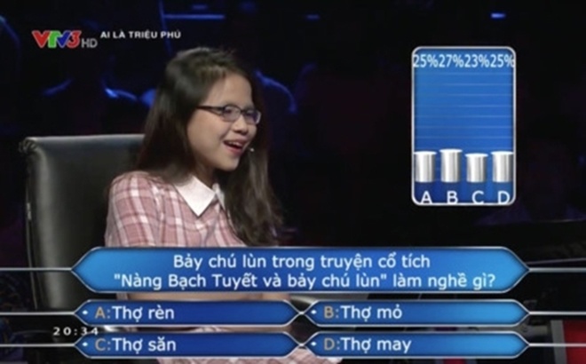Câu hỏi amp;#34;gây lúamp;#34; của Ai Là Triệu Phú bất ngờ lọt top tìm kiếm: Tưởng dễ mà khó - 3