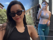 Làm đẹp - Không còn ra sân golf cùng ông xã, Lưu Hương Giang một mình tút dáng, đường cong gái 2 con thay đổi