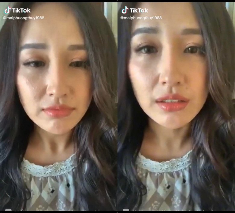 Thậm chí khi có lớp make up, cô cũng chẳng thèm quay với lớp filter màu mè mà phô diễn luôn hình ảnh chân thật nhất. Làn da của người đẹp bị mụn ẩn rất nhiều, nếp gấp rãnh rồng rất sâu.