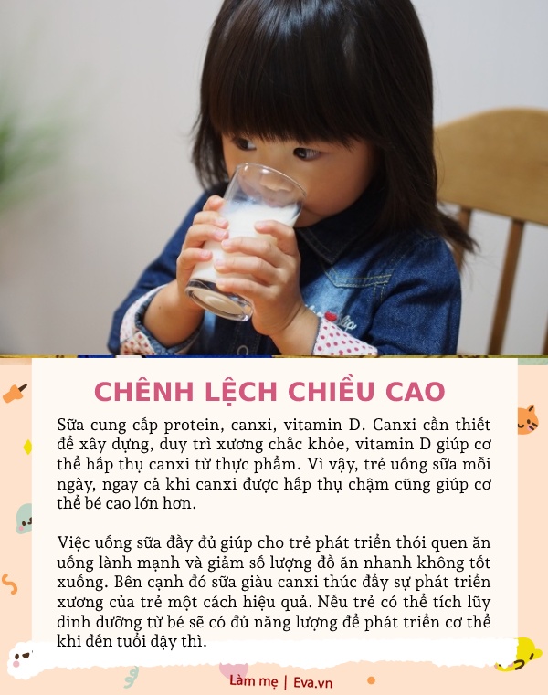 6 khác biệt giữa trẻ uống sữa từ nhỏ và trẻ không bao giờ uống sữa - 3