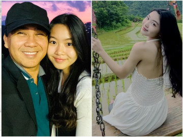 Con gái Quyền Linh xưa kín đáo nay được bố mẹ cho phép mặc hở ở tuổi thiếu nữ