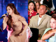 Nhạc - Ông xã đại gia chăm chú ngắm nhìn Vy Oanh hát, gia đình chồng tự hào khi có con dâu là ca sĩ