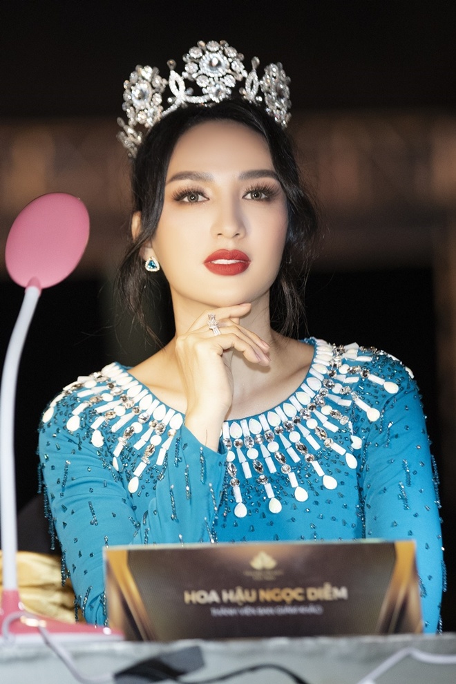 Có thể thấy kể từ khi giành được chiếc vương miện danh giá, Ngọc Diễm đã có nhiều hoạt động thiết thực dành cho cộng đồng.