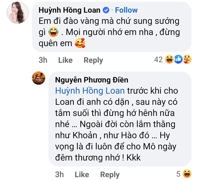 Tương tác dí dỏm giữa Huỳnh Hồng Loan và đạo diễn Phương Điền, hé lộ Loan còn sống?