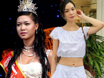 Hoa hậu bị rớt vương miện 14 năm trước, chưa kịp tốt nghiệp THPT giờ trẻ đẹp, được Mai Phương Thúy khen nhiều